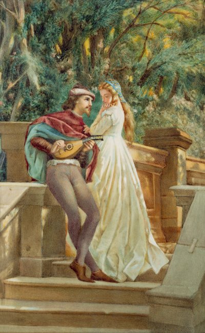 The Serenade by A. Corsi Lalli